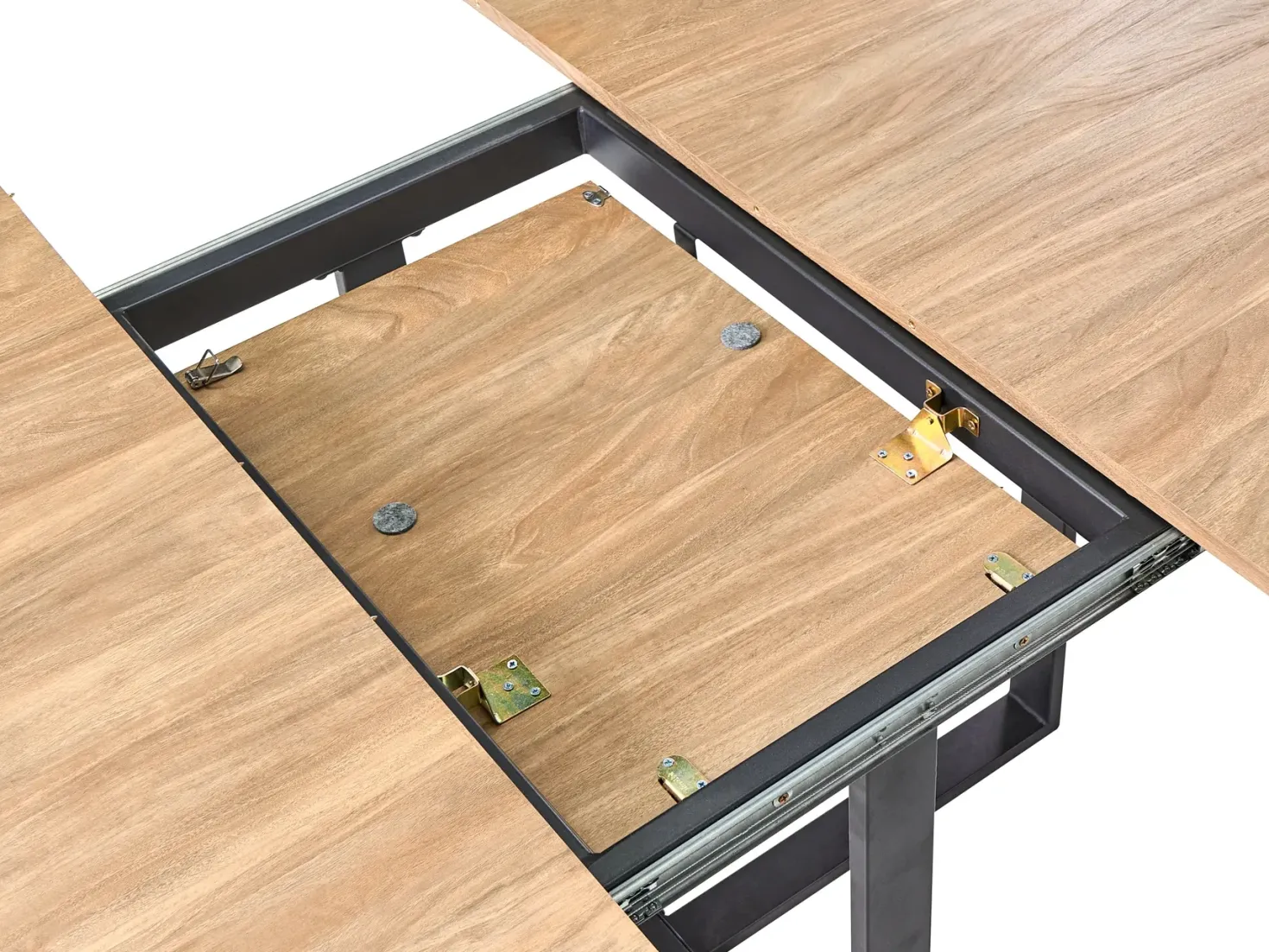 Spisebord ALEXANDRINA Brun 120/160 cm 120 cm