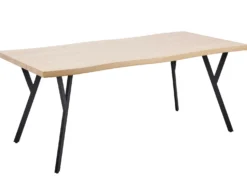 Spisebord ALTON Lysebrun 180 cm 90 cm