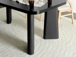 Spisebord ATLIN Sort 180 cm 90 cm