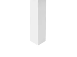 Spisebord BARLEE Hvid 120 cm 75 cm Poppeltræ