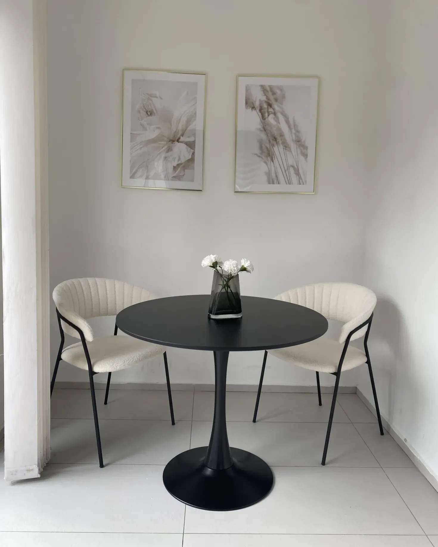 Spisebord BOCA Sort 90 cm 90 cm