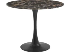 Spisebord BOCA Sort marmor 90 cm 90 cm