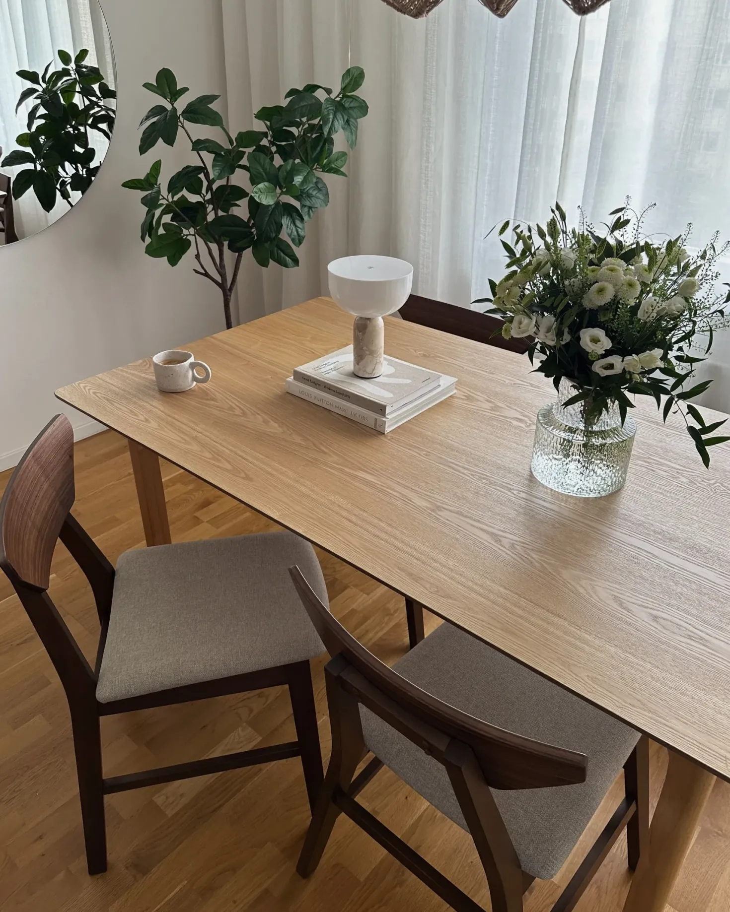 Spisebord DELMAS Lys ask 160 cm 90 cm