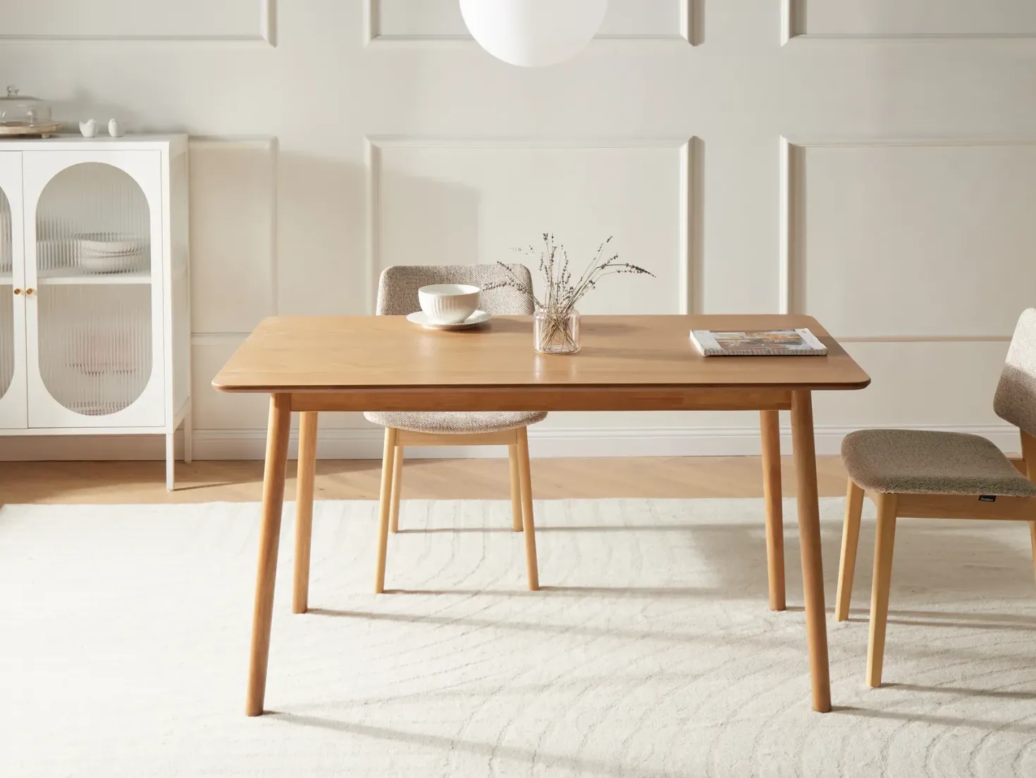 Spisebord ELVYN Lys eg 140 cm 80 cm
