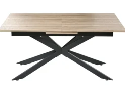Spisebord FINLEY Lysebrun 160/200 cm 90 cm