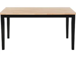 Spisebord GEORGIA Sort 150 cm 90 cm Træ