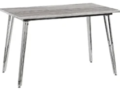 Spisebord GREYTON Hvid 120 cm 70 cm