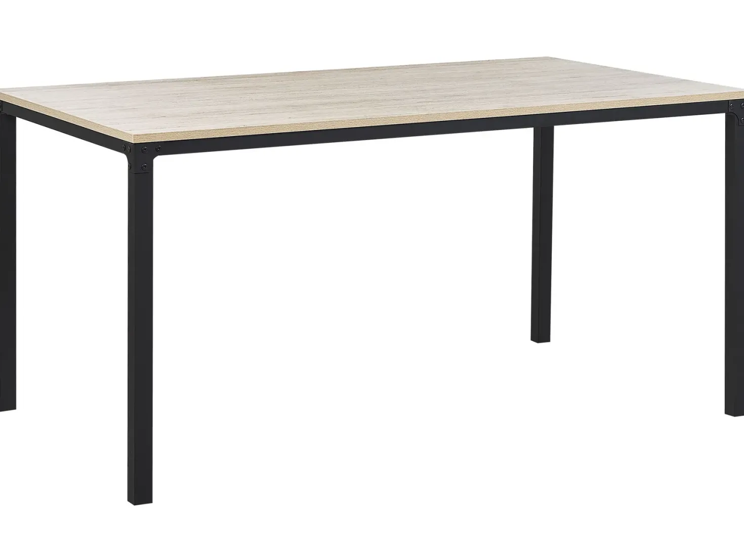 Spisebord HOCKLEY Lysebrun 150 cm 90 cm