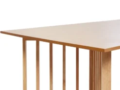 Spisebord LEANDRA Lys ask 200 cm 100 cm