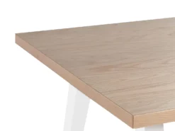 Spisebord LENISTER Brun/hvid 150 cm 90 cm