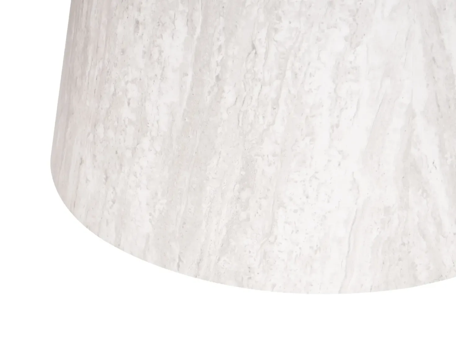 Spisebord LUMAN Travertin Effekt 220 cm 95 cm