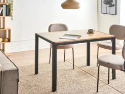 Spisebord MANN Brun/sort 120 cm 80 cm