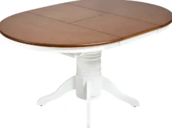 Spisebord med udtræk AKRON Brun ask 106/150 cm 106 cm Træ