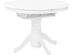 Spisebord med udtræk AKRON Hvid 106/150 cm 106 cm