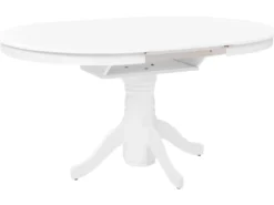 Spisebord med udtræk AKRON Hvid 106/150 cm 106 cm