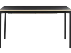 Spisebord med udtræk AVIS Sort 140/190 cm 90 cm