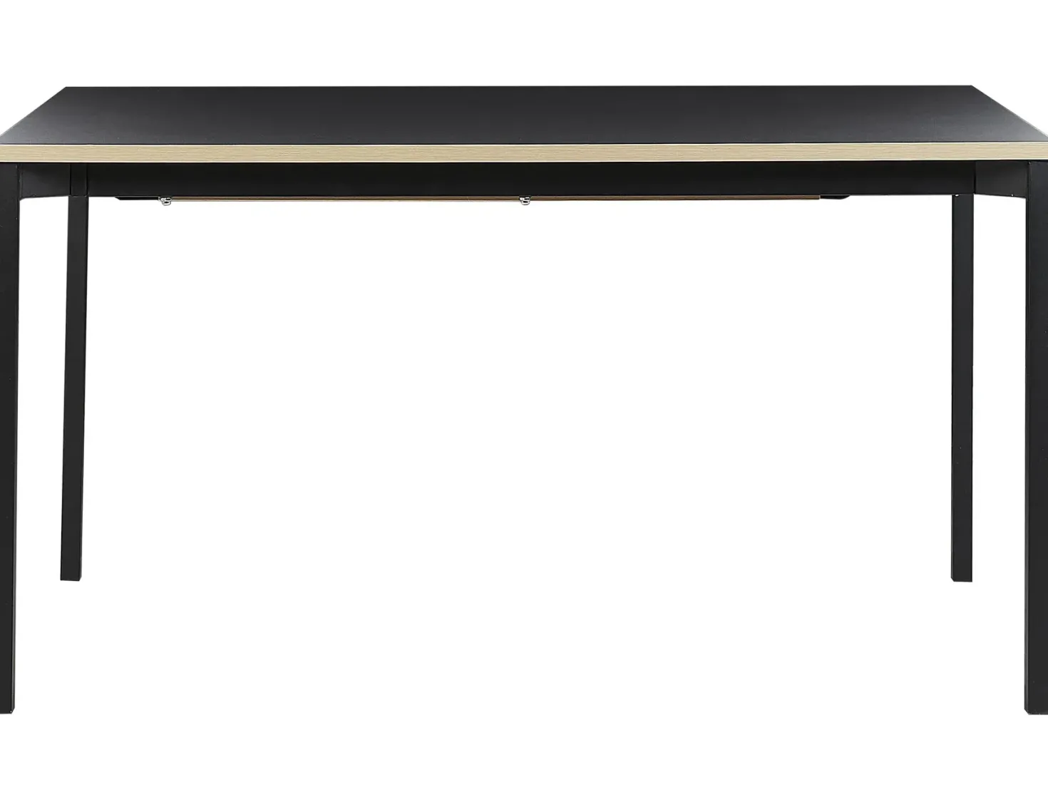 Spisebord med udtræk AVIS Sort 140/190 cm 90 cm