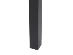 Spisebord med udtræk AVIS Sort 140/190 cm 90 cm
