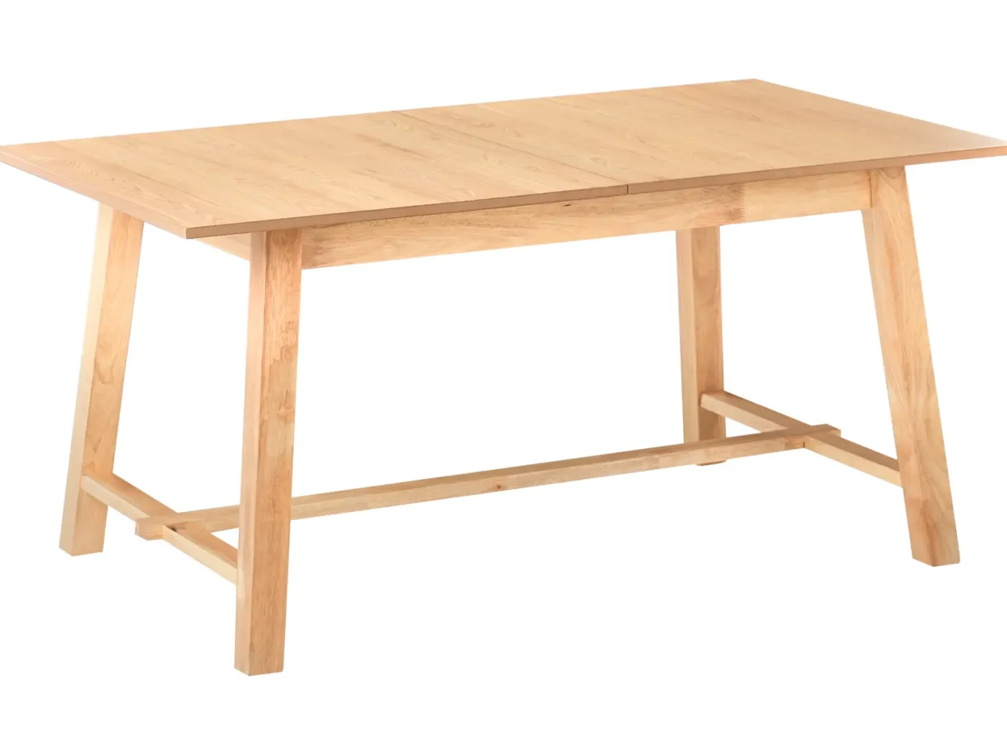 Spisebord med udtræk BARNES Lys ask 160/200 cm 90 cm