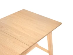 Spisebord med udtræk BARNES Lys ask 160/200 cm 90 cm