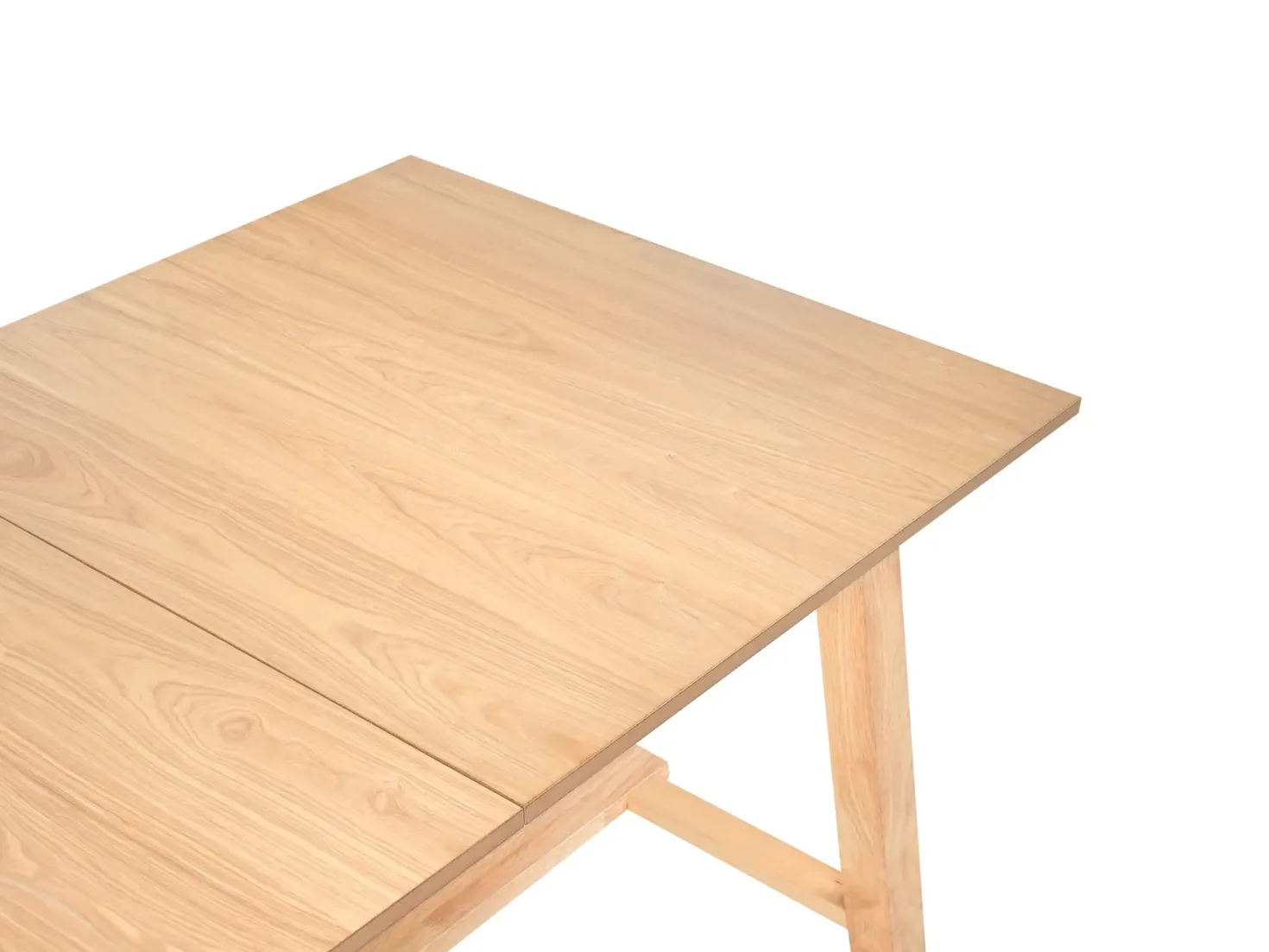 Spisebord med udtræk BARNES Lys ask 160/200 cm 90 cm