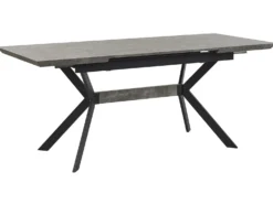 Spisebord med udtræk BENSON Lysegrå 140/180 cm 80 cm