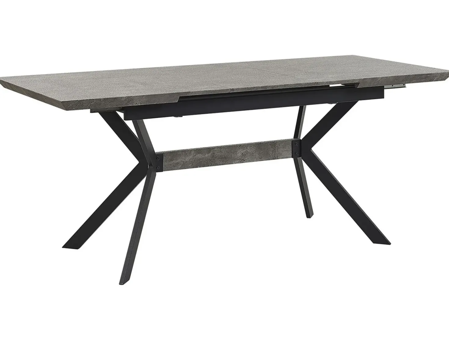 Spisebord med udtræk BENSON Lysegrå 140/180 cm 80 cm