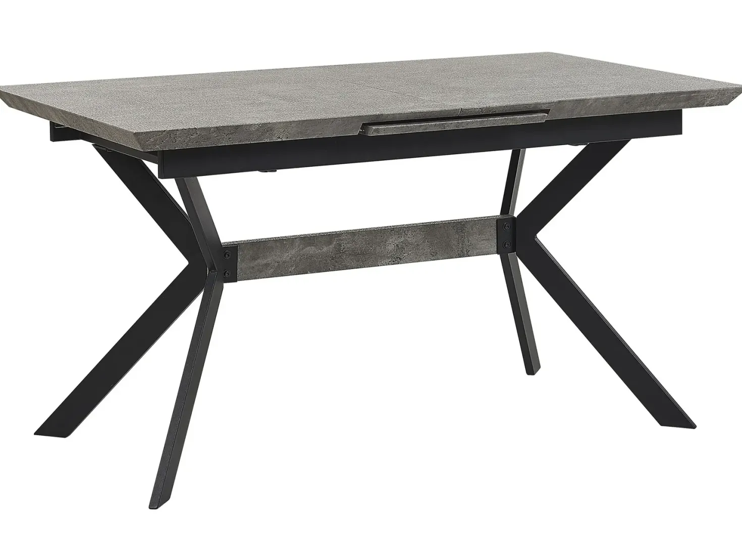 Spisebord med udtræk BENSON Lysegrå 140/180 cm 80 cm