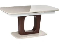Spisebord med udtræk BERRIGAN Lys Beige 160/200 cm 90 cm
