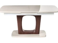 Spisebord med udtræk BERRIGAN Lys Beige 160/200 cm 90 cm