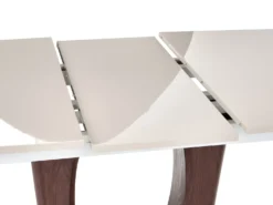 Spisebord med udtræk BERRIGAN Lys Beige 160/200 cm 90 cm