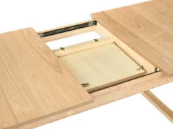 Spisebord med udtræk CAMDEN Lys ask 160/200 cm 95 cm