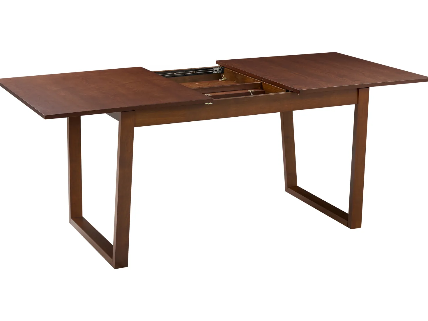 Spisebord med udtræk CAMDEN Mørk ask 160/200 cm 95 cm