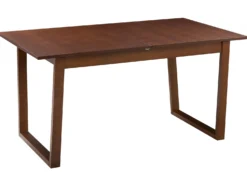 Spisebord med udtræk CAMDEN Mørk ask 160/200 cm 95 cm