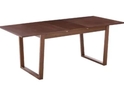 Spisebord med udtræk CAMDEN Mørk ask 160/200 cm 95 cm
