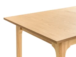 Spisebord med udtræk DELMAS Lys ask 160/200 cm 90 cm