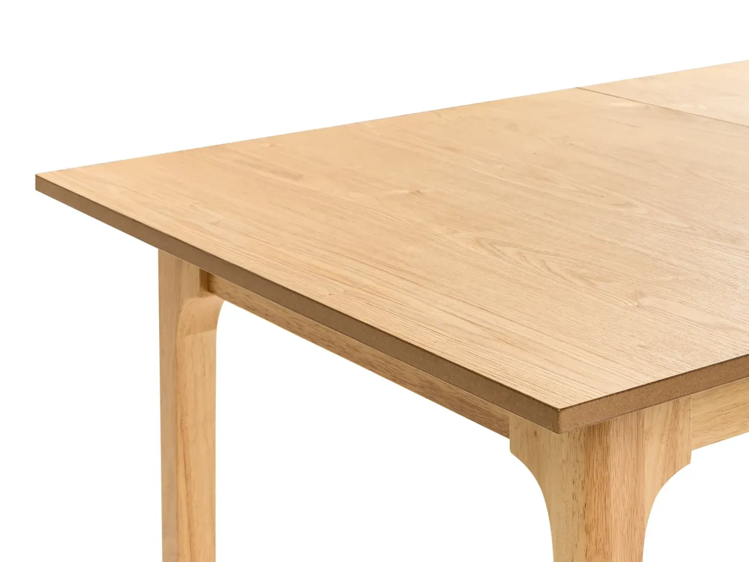 Spisebord med udtræk DELMAS Lys ask 160/200 cm 90 cm