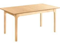 Spisebord med udtræk DELMAS Lys ask 160/200 cm 90 cm