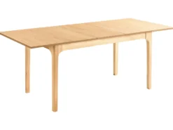 Spisebord med udtræk DELMAS Lys ask 160/200 cm 90 cm