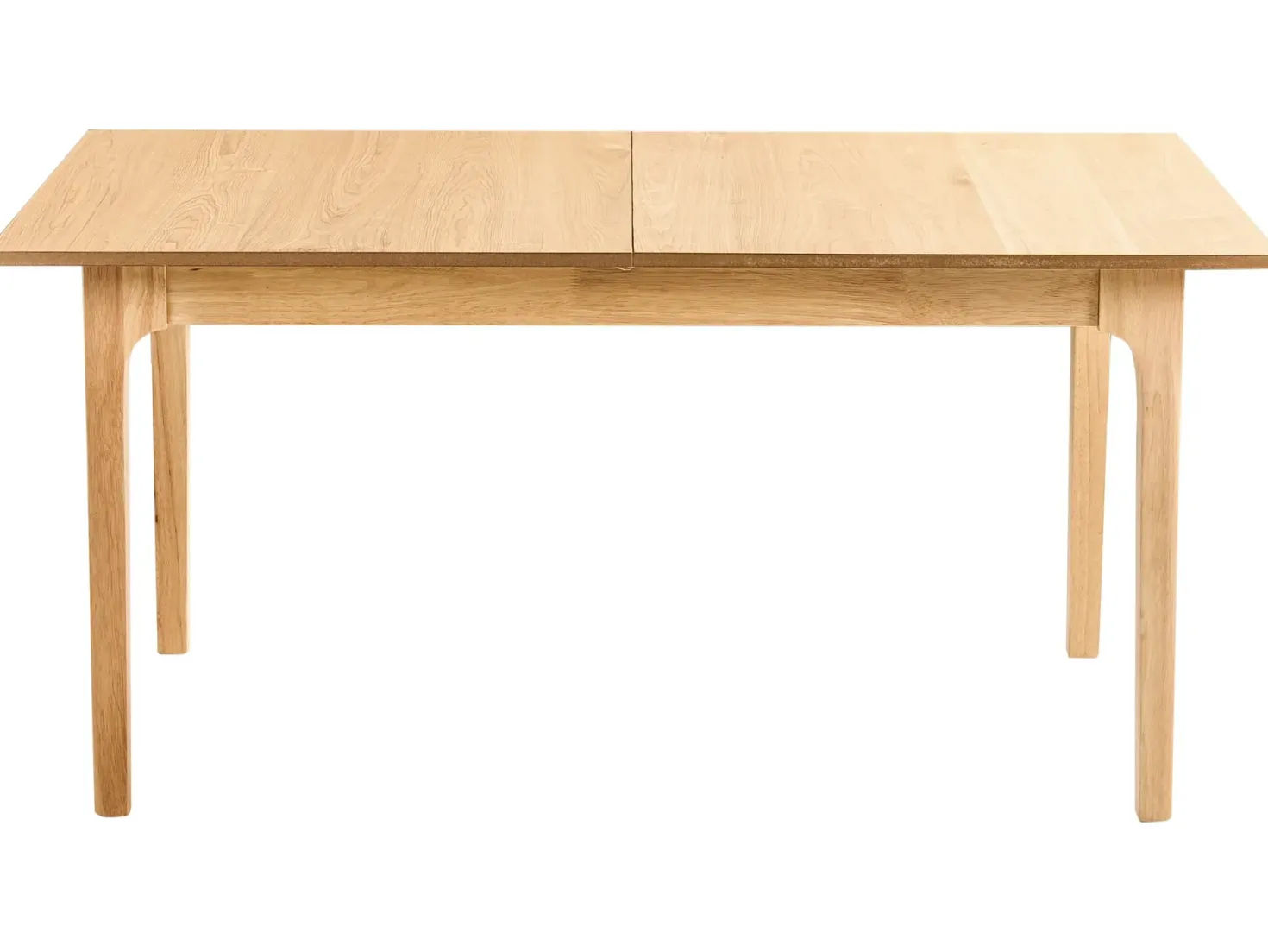 Spisebord med udtræk DELMAS Lys ask 160/200 cm 90 cm