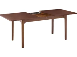 Spisebord med udtræk DELMAS Mørk ask 160/200 cm 90 cm