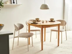 Spisebord med udtræk ECHO Lys eg 107/137 cm 107 cm