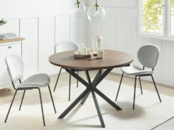 Spisebord med udtræk FRIONA Mørkebrun 110/140 cm 110 cm