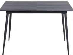 Spisebord med udtræk GELANDA Grå 120/160 cm 80 cm