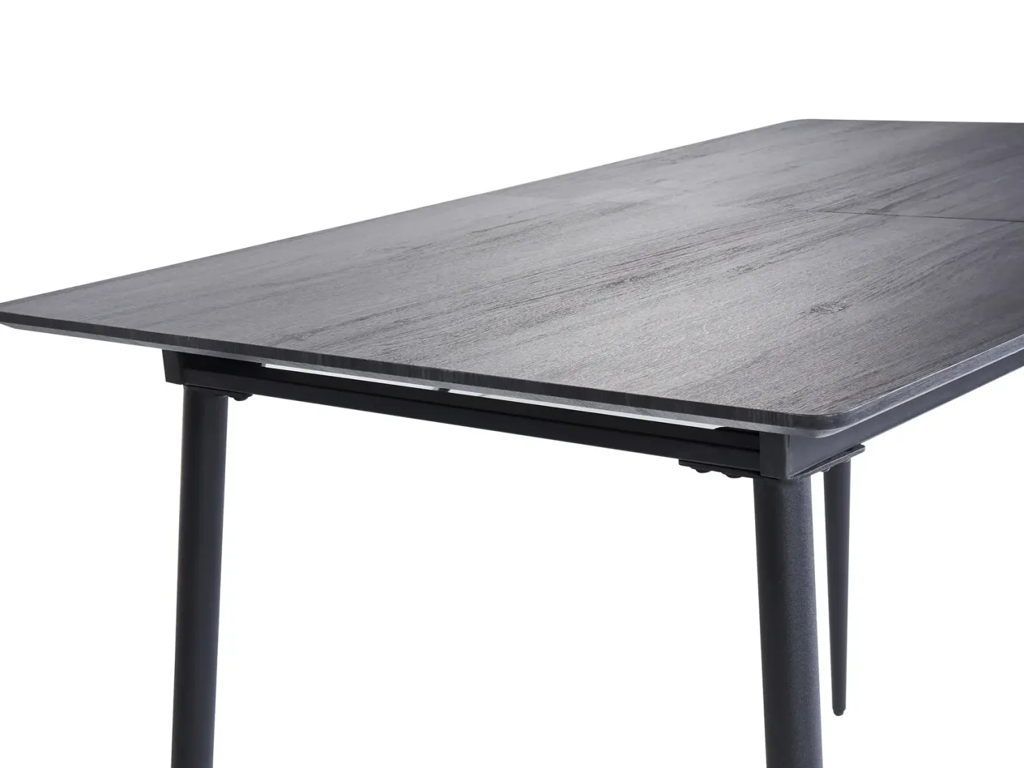 Spisebord med udtræk GELANDA Grå 120/160 cm 80 cm