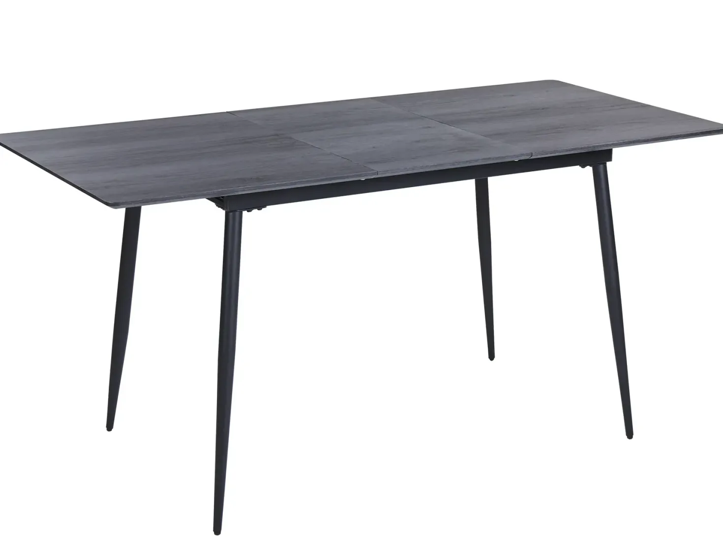 Spisebord med udtræk GELANDA Grå 120/160 cm 80 cm