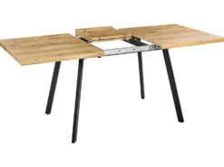 Spisebord med udtræk HARLOW Brun 140/180 cm 90 cm