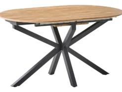 Spisebord med udtræk MACQUARIE Brun 140/180 cm 90 cm