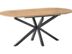 Spisebord med udtræk MACQUARIE Brun 140/180 cm 90 cm