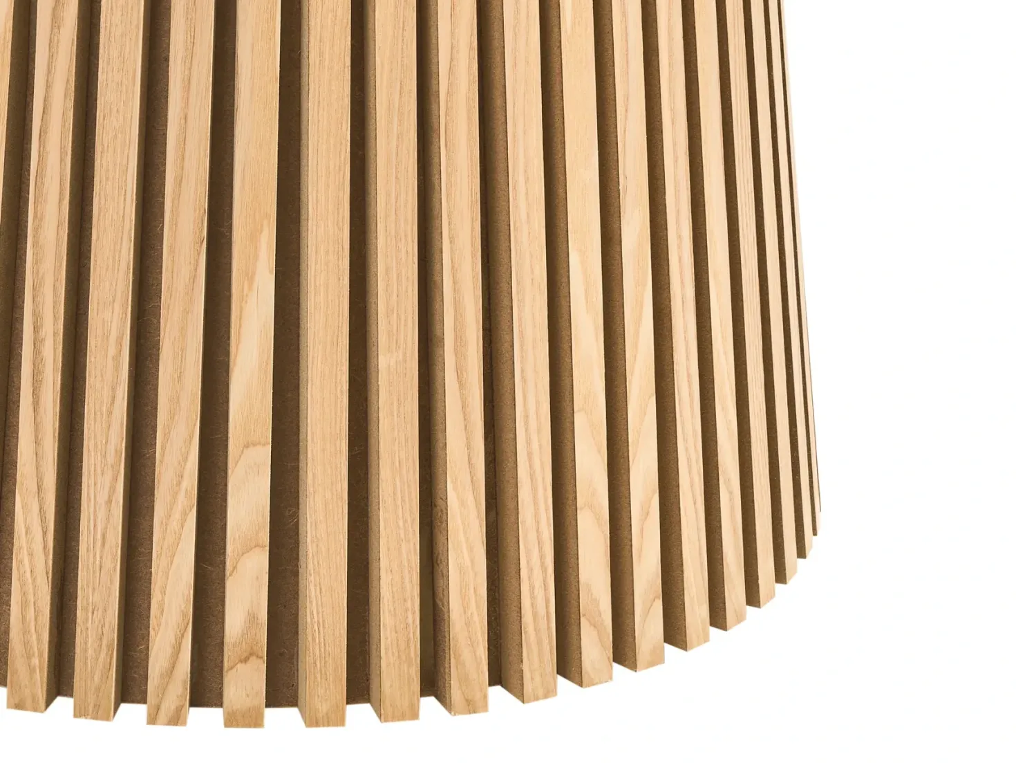 Spisebord med udtræk MOORE Lys ask 120/160 cm 120 cm